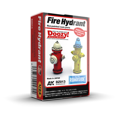 Hydranten Set in 1:24 - Resin Miniatur Bausatz für Modellbau - Doozy! DZ013