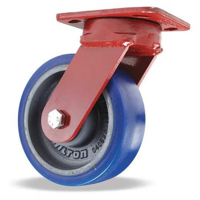 Hamilton S-Zfwh-6Spb-4Sl-Fb Plate Caster, Kingpinless Swivel, Poly, 6 In., 960