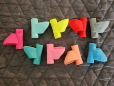 9 Pc Silicone Pencil Grips for Kids Handwriting Posture Correction Aid Set New