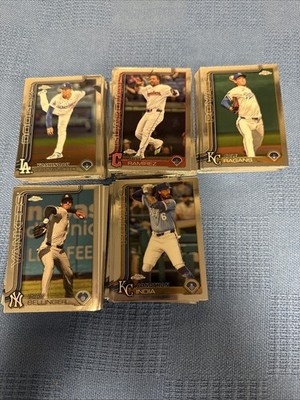 2025 Topps Chrome - 120 Card Lot, All Base Cards