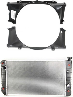 S10 BLAZER 88-94 / S15 JIMMY 88-91 RADIATOR 3-pc kit with Fan Shroud 4.3L Eng.