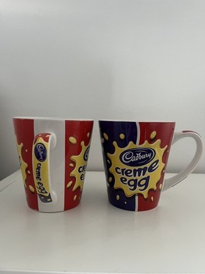 2 x Cadbury Creme Egg Easter Tee/Kaffee Becher Tasse ~ 2009 Limited Edition ~ 400ml
