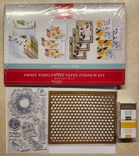 Stampin Up Paper Pumpkin SWEET SUNFLOWERS AUG 2022- FULL KIT- PRETTY HTF