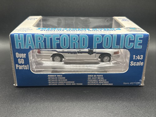 2000 Gearbox 1:43 Die-cast Ford Crown Victoria Hartford CT Police Car - Picture 2 of 2