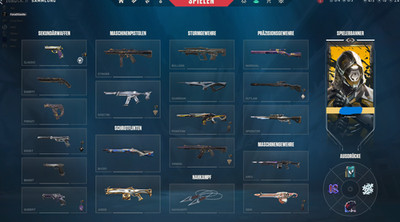 Valo Acc Full access viele Skins 