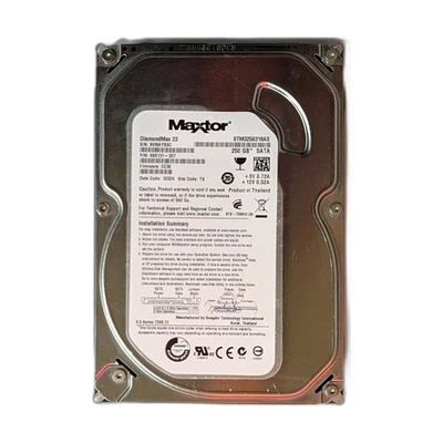 HARD DISK INTERNO 3,5" 250GB 7200RPM MAXTOR DIAMOND MAX 23 SATA 3 DESKTOP 256GB - Imagen 1 de 3