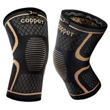 Copper Knee Braces for Men and Women 2 pack -Knee Supports Copper Compressi...