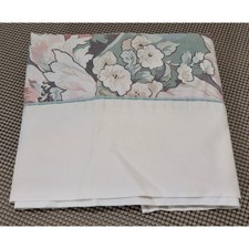 Cannon Pillowcase Standard Queen 100% Cotton Floral USA Made