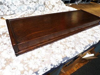 Antique Oak Barrister bookcase top section Macey Mission original finish