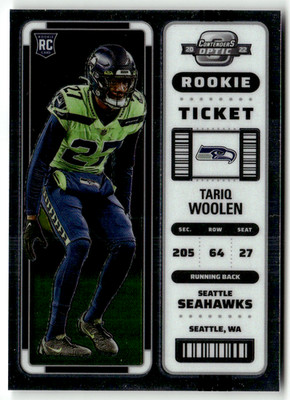 2022 Panini Contenders Optic NFL No. 100 Tariq Woolen Rookie