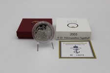 PRAGER: Österreich, 20 Euro 2005, Polarexpedition Tegetthoff, Silber [I2]#k