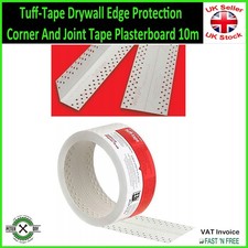Tuff-Tape Drywall Edge Protection Corner And Joint Tape Plasterboard 10m