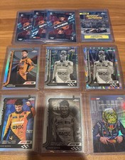 2025 Topps Chrome F1 #5 Lando Norris RayWave, Refractor, & B&W Lazer 10-Card Lot