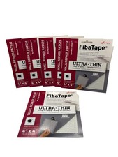 New 6pk FibaTape Wall Patch 4x4 Ultra Thin Se...