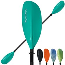 Kayak Paddles with Alloy Shaft and PP Blade, Floating Kayaking Oars, Adjustab...