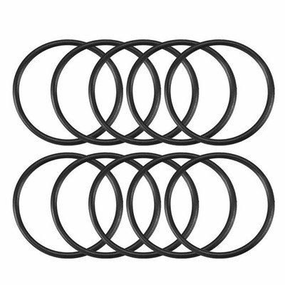 10 Pcs Black Rubber Oil Seal O Ring Gasket Washer 24mm x 21mm x 1.5mm  #zc
