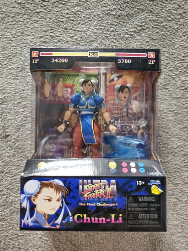 Jada Toys Chun-Li Street Fighter II Collectible Figure