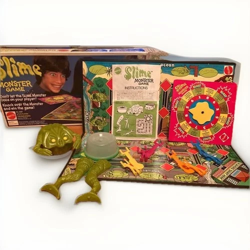 Rare Vintage Slime Monster Game 2387 Mattel 1977  Board Game Toy