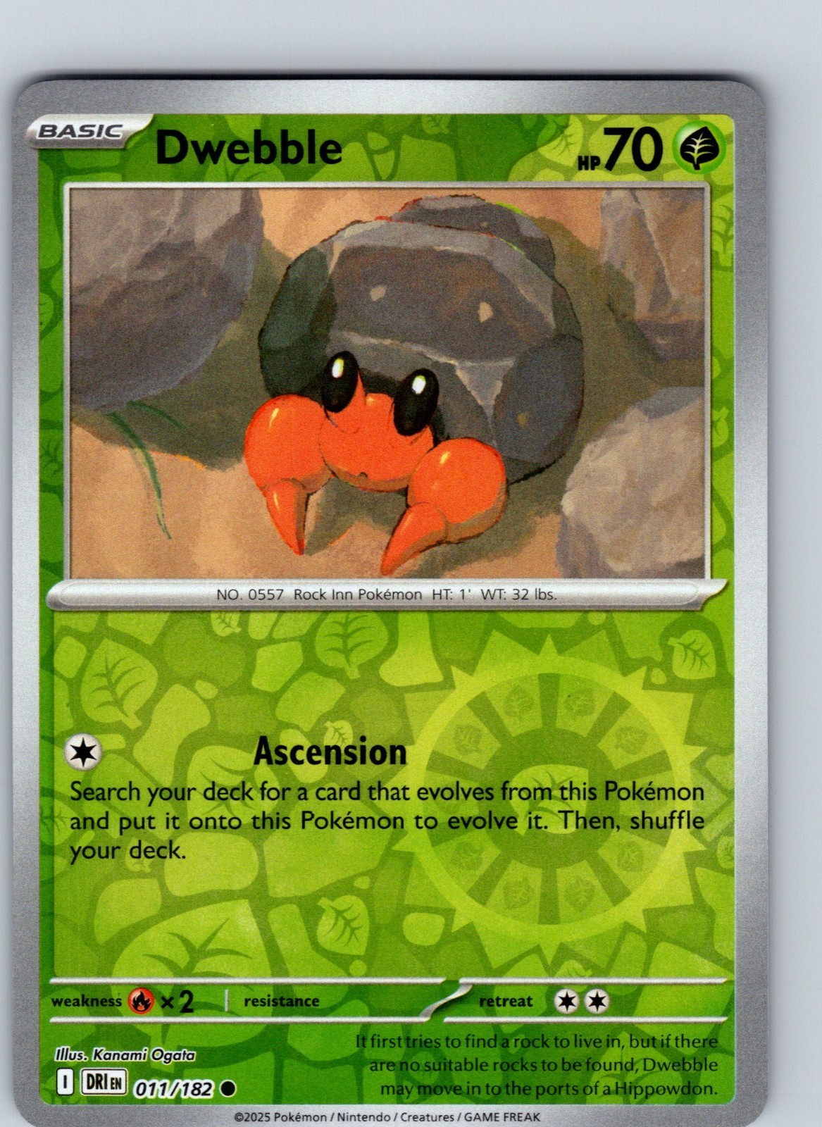 Dweeble 11/182 2025 Destined Rivals Reverse Holo Common