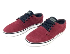 eS footwear edward Men size 9 white burgundy vintage 2010 ref 1020