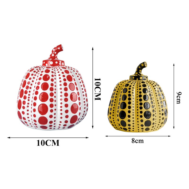 Nuevo Adornos Calabazas Con Lunares Muster Yayoi Kusama Decoración Mini