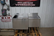 Glastender IBA-24-CP10-ED DBA-18 Underbar Ice Well Bin 10 Circuit Cold Plate 42"