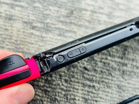 Nintendo Switch HAC-001 Neon Pink Green Joy-Cons Read !  - 506253