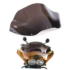 13 inch Windscreen Motorcycle Windshield Fit for Harley Touring Dual Deep Smoke