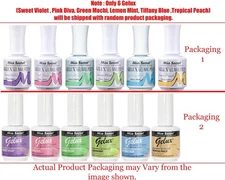 Mia Secret Gelux Nail Gel Polish Manicure Pedicure Soak-off Gel 6 Piece Set