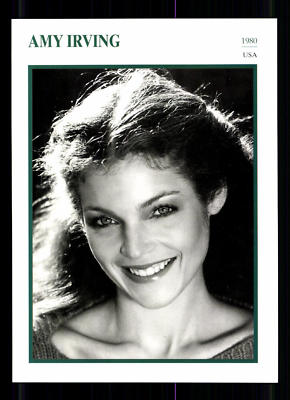Amy Irving STARPORTRAITKARTE - 80er Jahre TOP  + G 22044