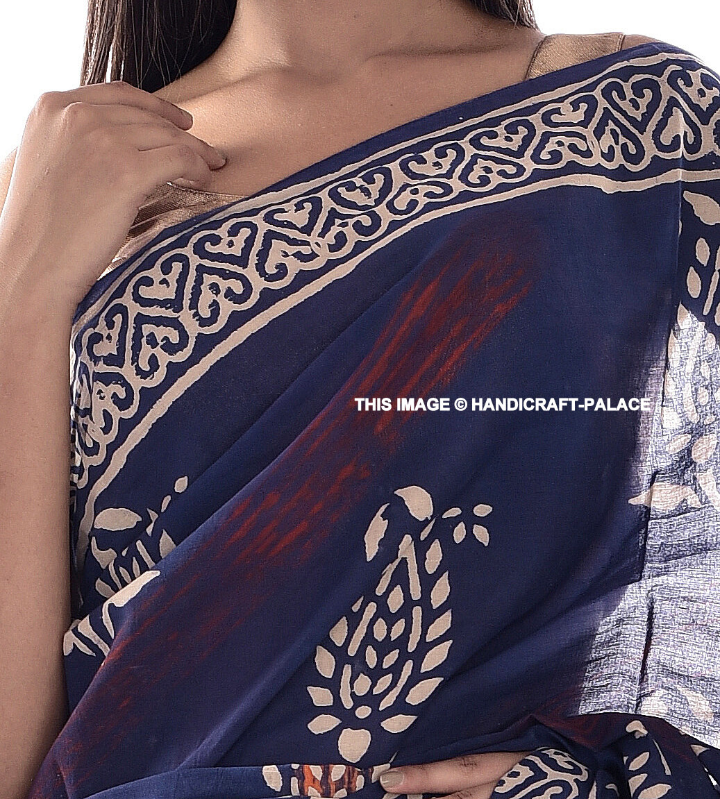 Sari Indien En Soie D'art Imprimé Paon – Taille 5,20 M – Avec Pièce De Chemisier à Personnaliser – Pour Mariage, Fête, Cadeau