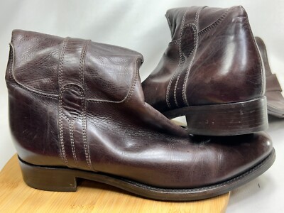 Attilio Giusti Leombruni AGL Women's Tall Brown Leather Boots 6.5 Italy 36.5