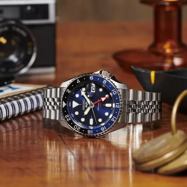 Seiko 5 Sports SBSC003 SKX Sports Style GMT Automatic Men's Watch made in Japan