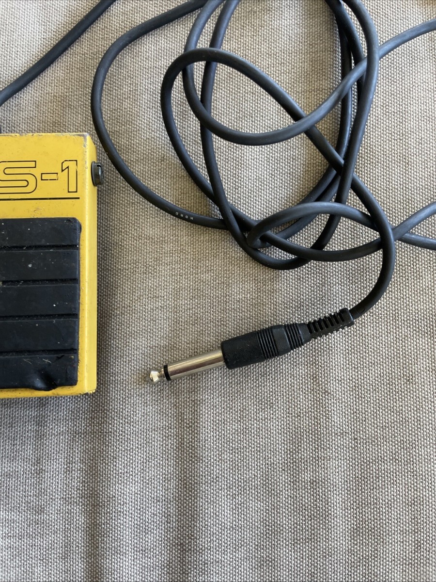 Korg Ps1 Metal Single Momentary Footswitch Pedal Switch And Cord