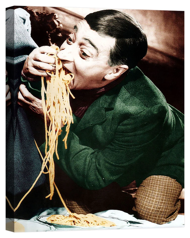 DANIELE ART ITALIA quadro toto' Stampa su tela Canvas effetto dipinto