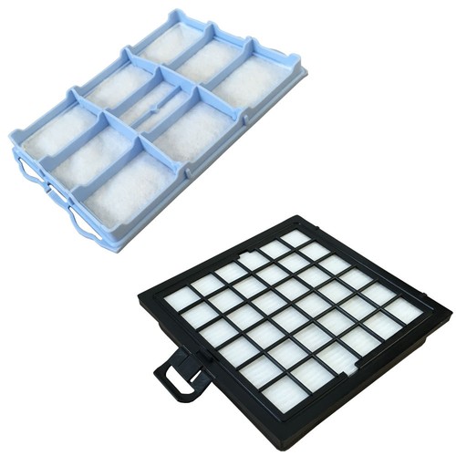 SET - 2 Filtri HEPA + 2 Filtri Motore Per Bosch BSG 81000, BSG 81261