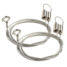 Vigtayue 2PCS Adjustable Picture Hanging Wire with Hook, Stainless Steel 