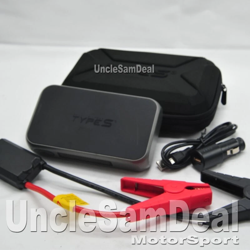 TYPE S AC530171 PORTABLE POWER BANK CAR JUMP STARTER W LCD DISPLAY FLASHLIGHT