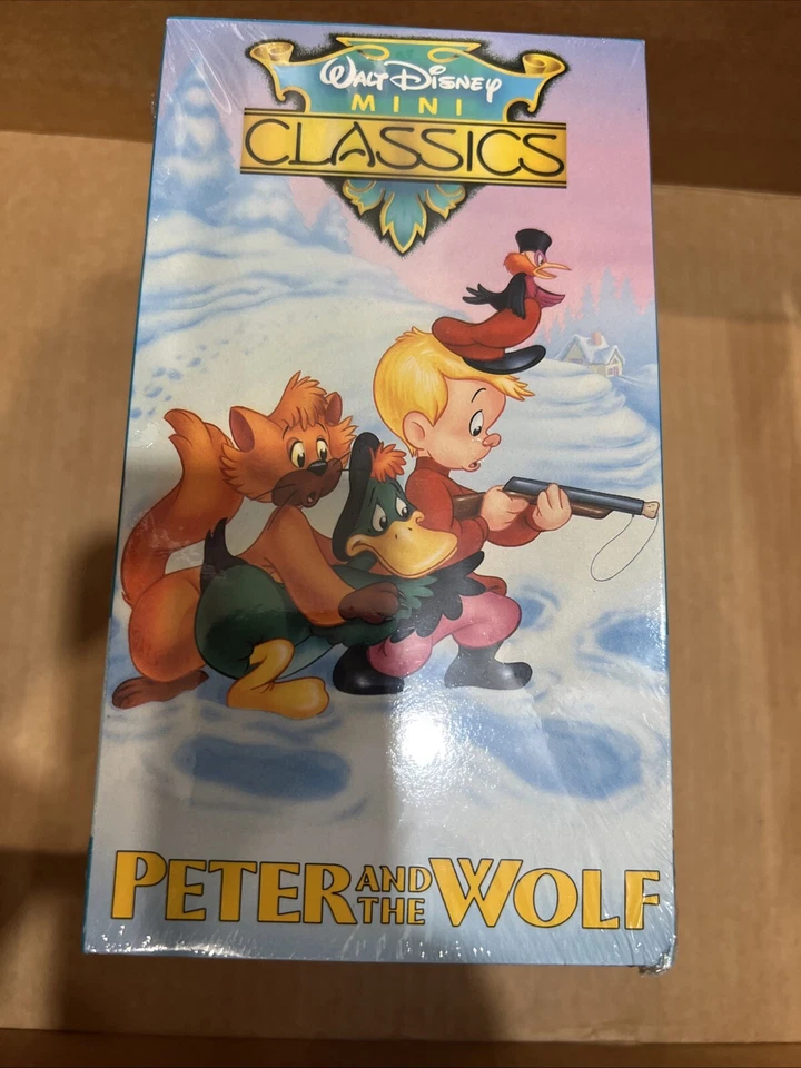 Disney Mini Classics VHS Box Set Peter & Wolf Prince & Pauper Willie Opera Whale - Image 2 of 4