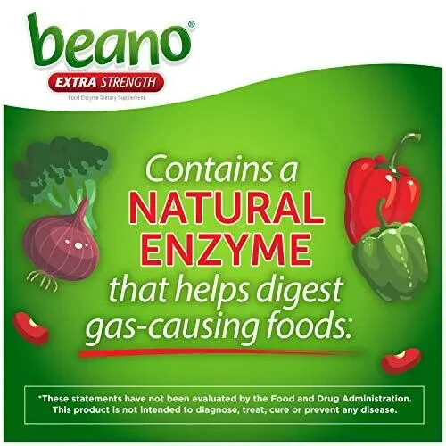 Ultra 800 Gas Prevention Food Enzyme Dietary Supplement Help Digest Gas