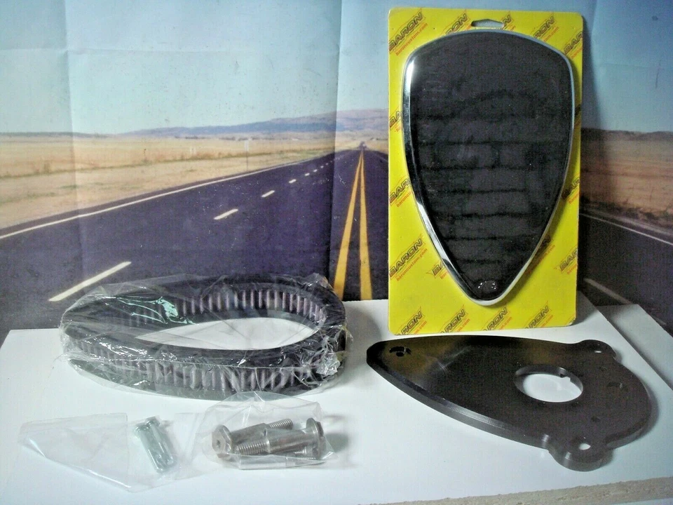 Filtro de aire Harley LA Choppers cromo liso Electra 08-17 TBW LA-2091-00 X5 Foto 2 de 4