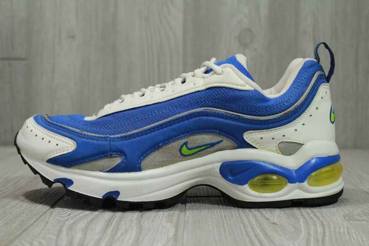 Shipley desagüe edificio New Rare Vintage Nike Air Max Tailwind II 2000 Blue White Womens Shoes Size  9.5 | eBay