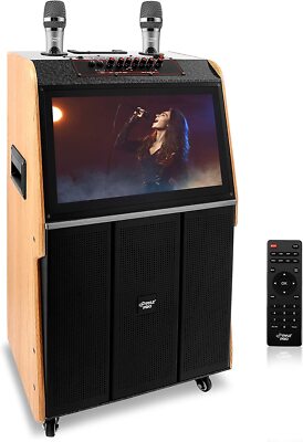 PylePro PMDJAND15 Portable Bluetooth Loudspeaker Karaoke Machine w/ Touchscreen