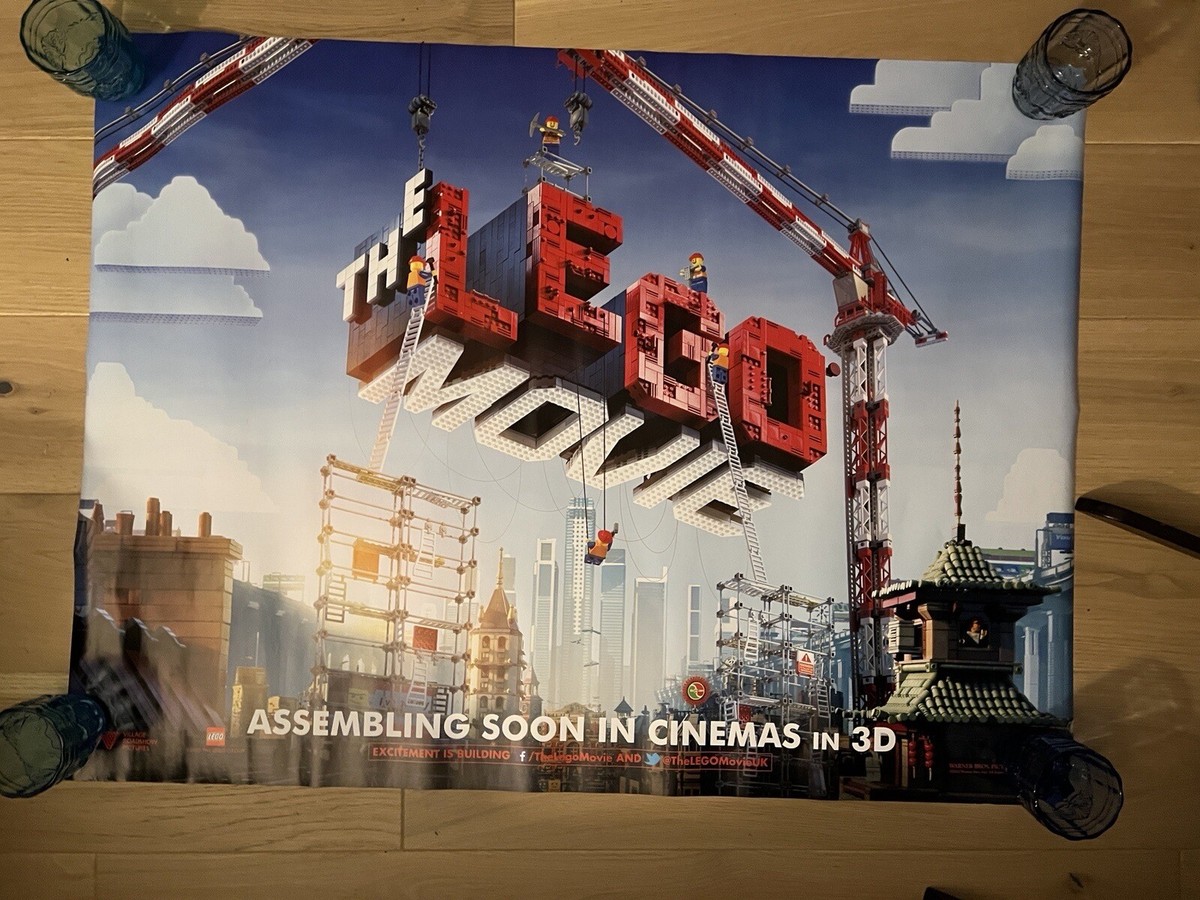 The LEGO Movie Original Genuine Cinema Quad Poster