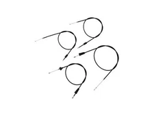 Set: 4 Bowden cables black, high handlebar-MZ TS 250, 250/1