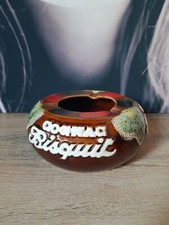 CENDRIER PUBLICITAIRE COGNAC BISQUIT CERAMIQUE RICARD TABAC 