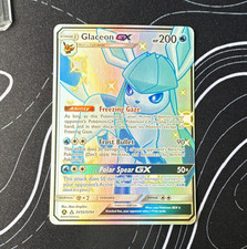 Pokemon Glaceon GX SV55/SV94 Hidden Fates Shiny Vault Full Art Holo Shiny