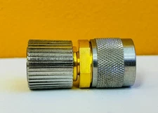 Amphenol DC-18 GHz, APC-7 mm to Type N (M)  Precision Coaxial Adapter. Tested!