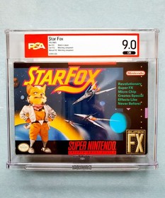 STAR FOX Graded WATA / PSA 9.0 Super Nintendo SNES CIB Complete CGC VGA Nice! 👀