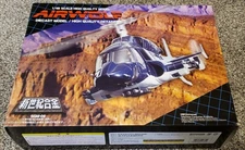 Aoshima 1/48 Airwolf Diecast Model Normal Cobalt Blue Ver. SGM-08 Rotors Work!